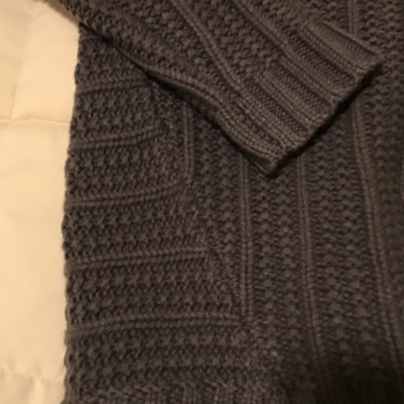 Garnet Hill Cashmere turtleneck sweater olive green excellent - Picture 7 of 8